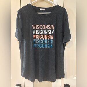 Maurices Wisconsin Graphic T-Shirt, XXL